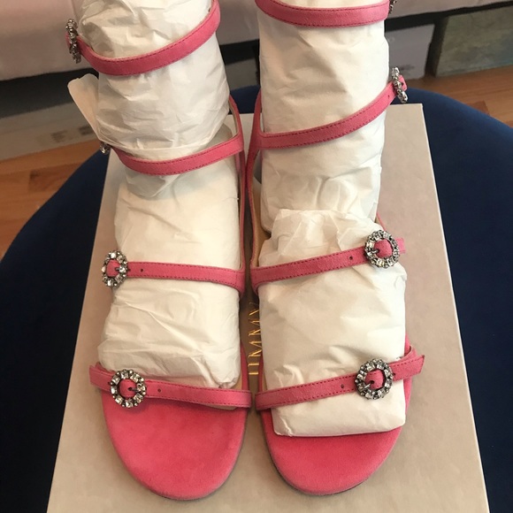 Jimmy Choo Naia Suede crystal shoes BNIB! - Picture 4 of 9